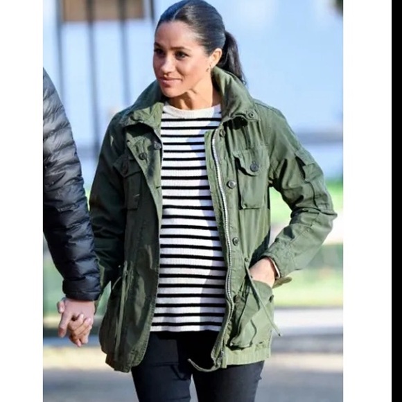 J. Crew Green Army-style Jacket, M - Picture 2 of 14